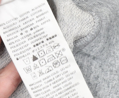 Mens UK Size M Levi's Grey Pullover Hoodie