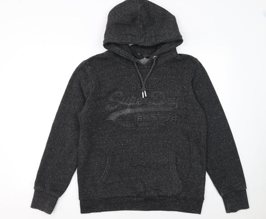 Womens UK Size 16 Superdry Black Pullover Hoodie