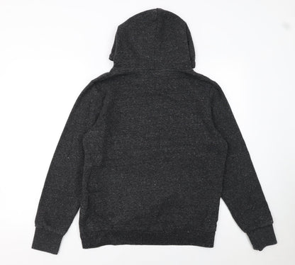 Womens UK Size 16 Superdry Black Pullover Hoodie