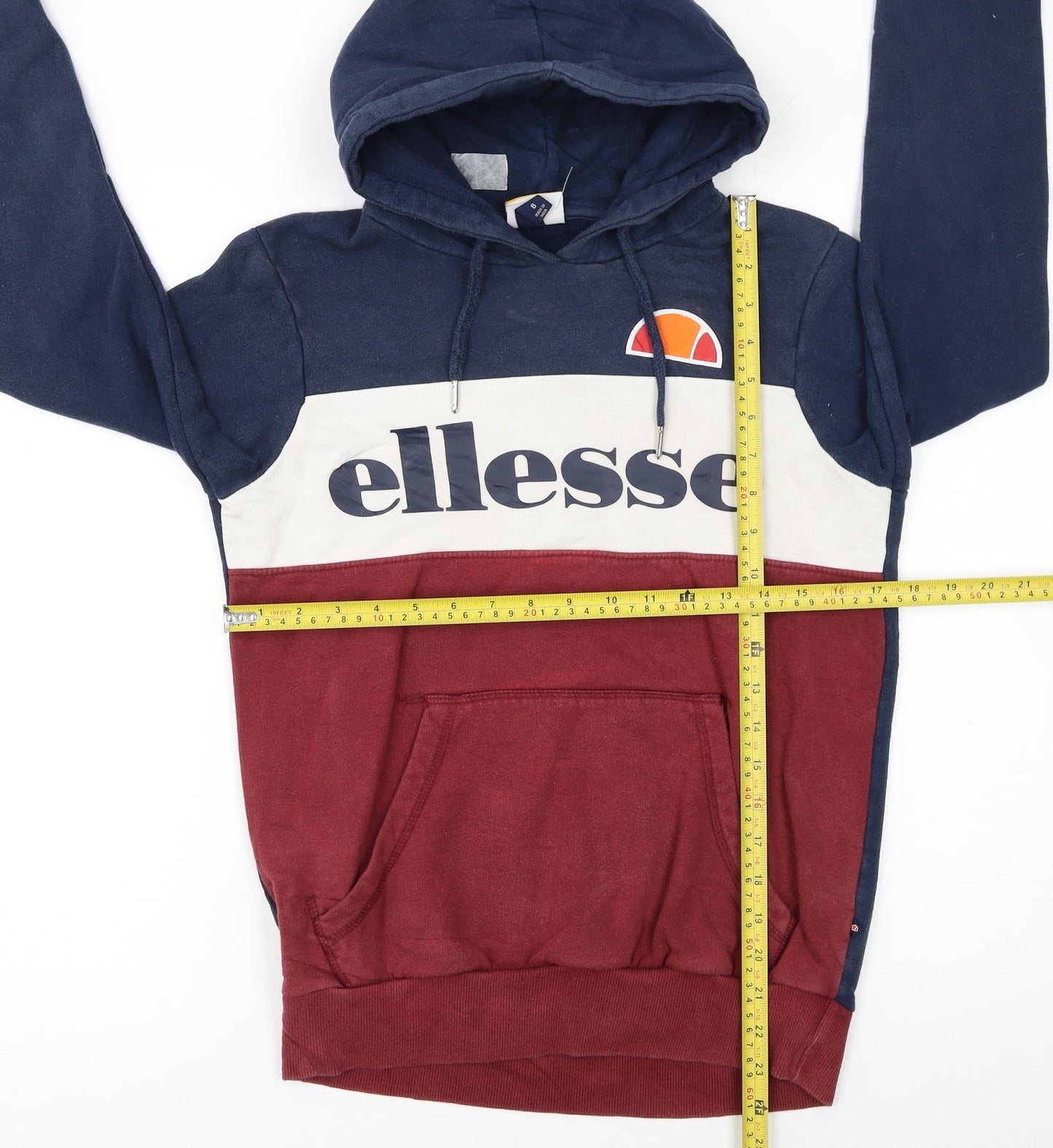 Womens UK Size 8 ellesse Multicoloured Pullover Hoodie