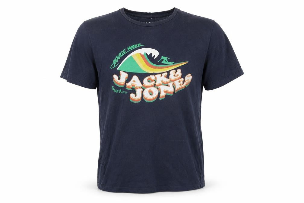 Mens UK Size L JACK & JONES Blue  T-Shirt