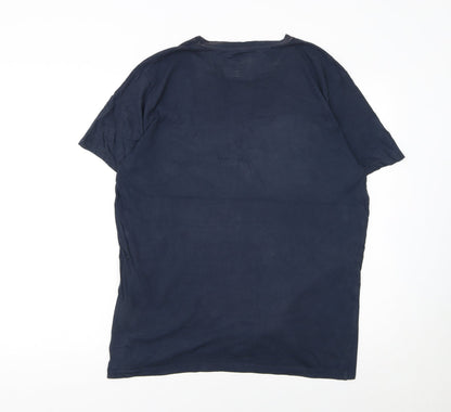 Mens UK Size L JACK & JONES Blue  T-Shirt