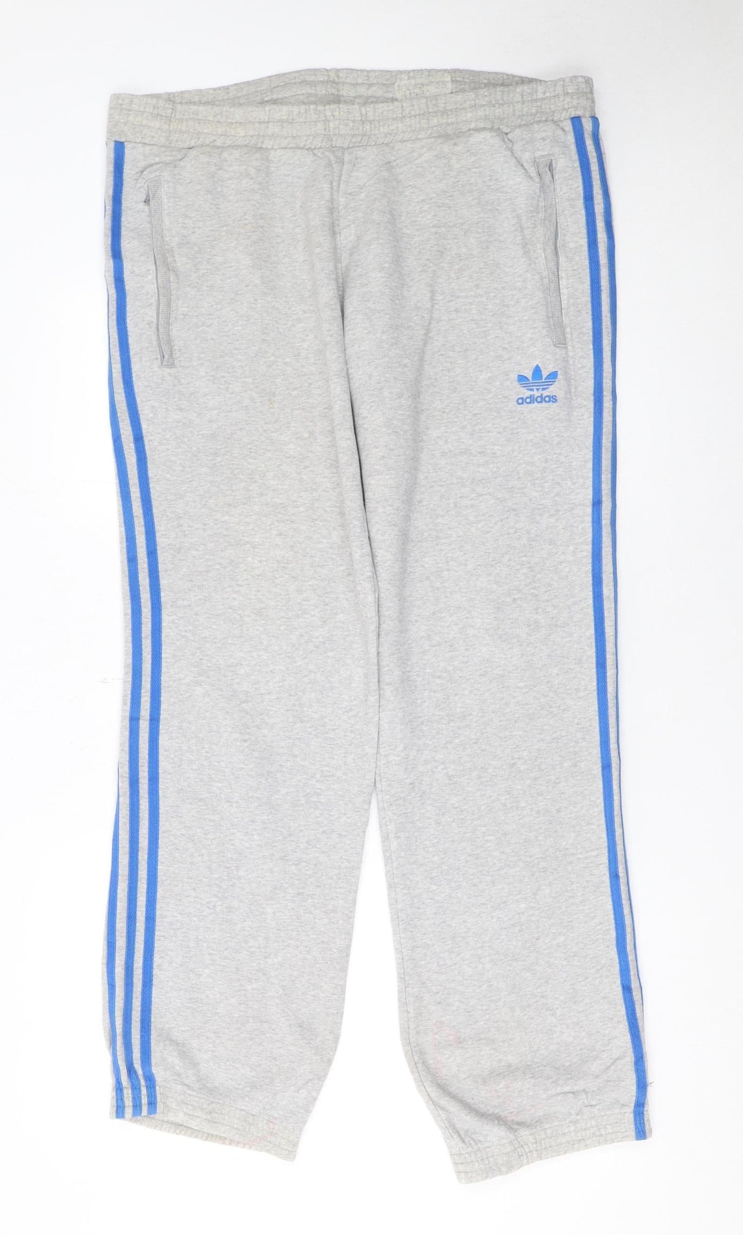 Mens UK Size M adidas Regular Fit Jogger Grey Trousers