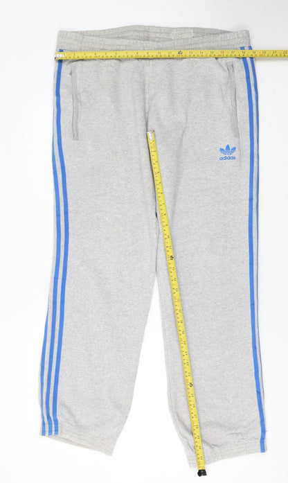 Mens UK Size M adidas Regular Fit Jogger Grey Trousers
