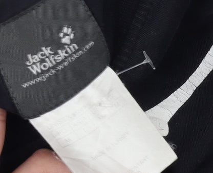 Jack Wolfskin Men’s Black Cotton Crew Neck Graphic T-Shirt Size M