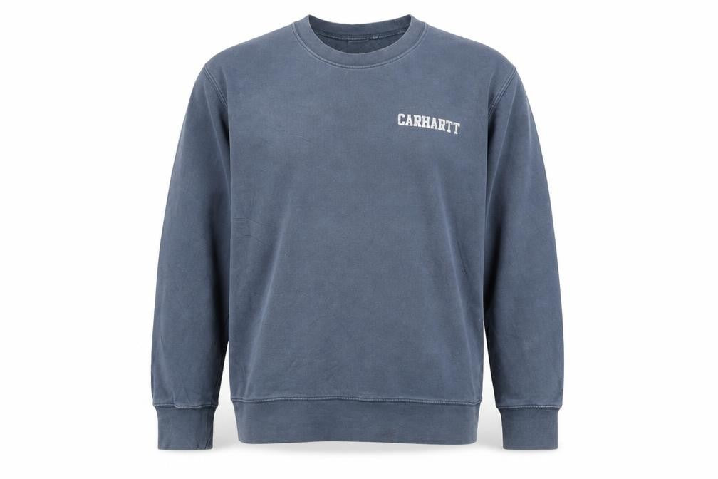 Mens UK Size S Carhartt Blue Pullover Sweatshirt