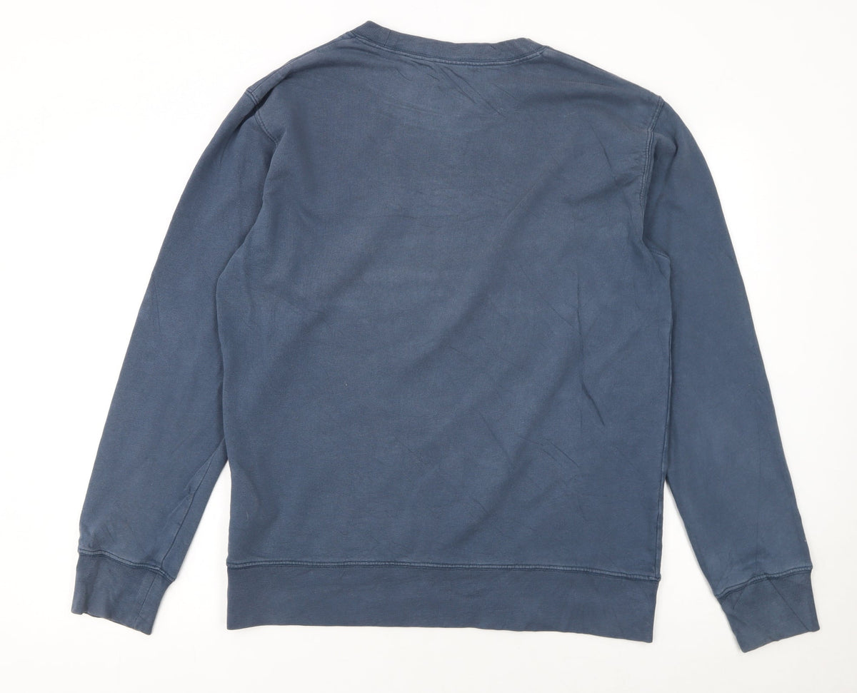 Mens UK Size S Carhartt Blue Pullover Sweatshirt