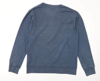 Mens UK Size S Carhartt Blue Pullover Sweatshirt