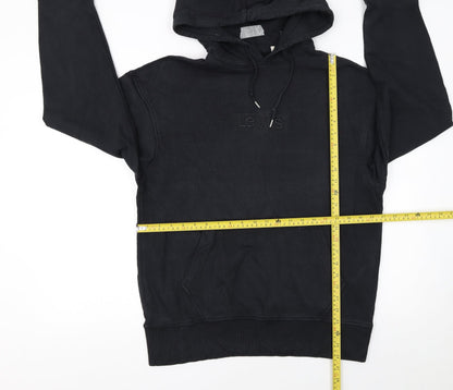 Mens UK Size S Levi's Black Pullover Hoodie