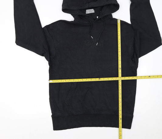 Mens UK Size S Levi's Black Pullover Hoodie