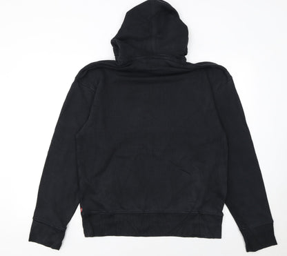Mens UK Size S Levi's Black Pullover Hoodie
