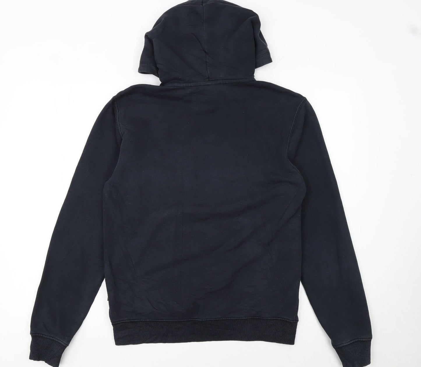 Mens UK Size S Napapijri Blue Pullover Hoodie