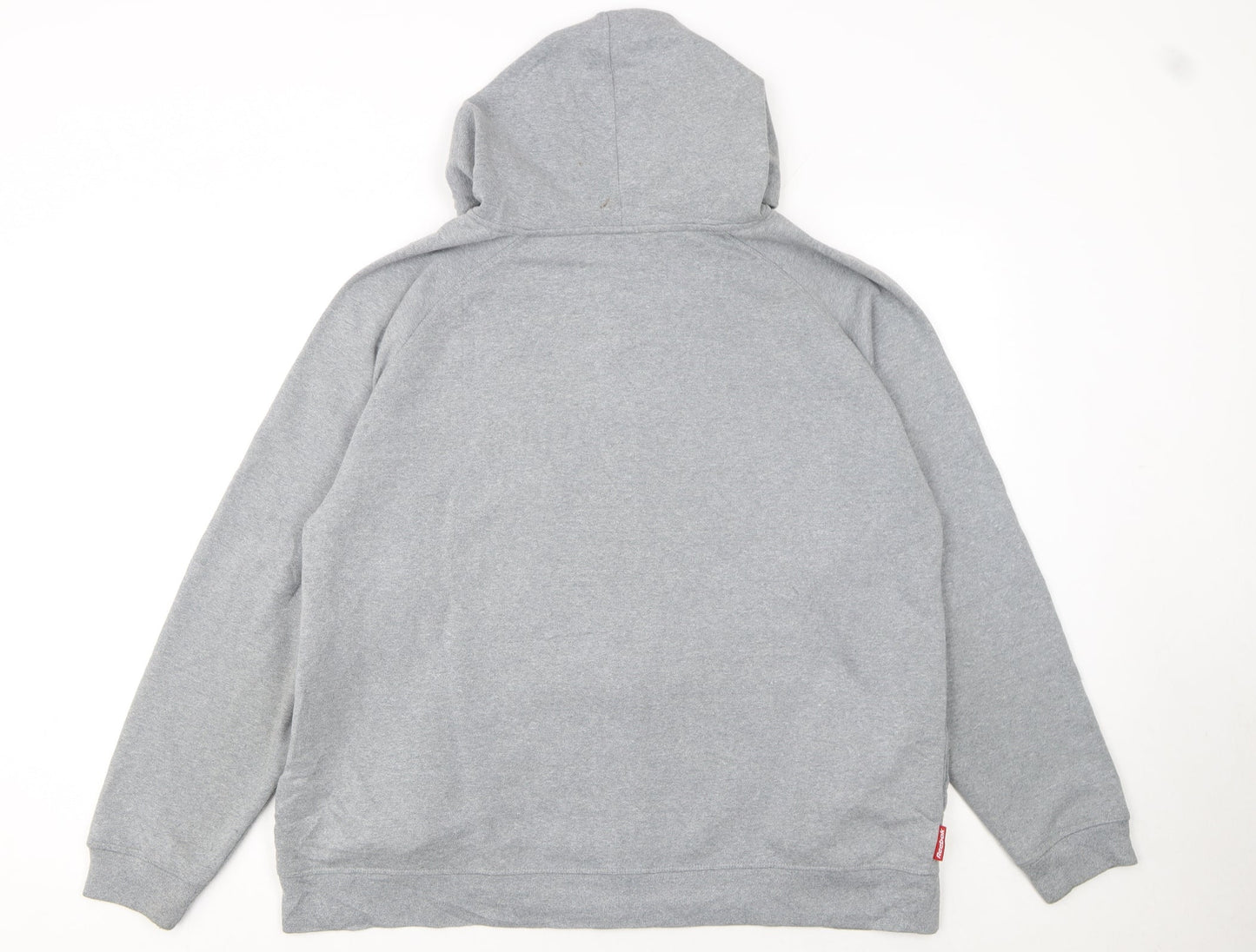 Mens UK Size M Reebok Grey Full Zip Hoodie