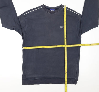 Mens UK Size L Reebok Blue Pullover Sweatshirt
