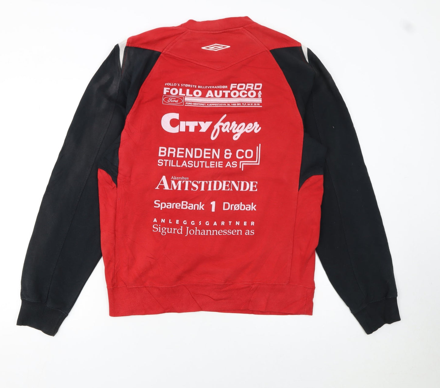Mens UK Size M Umbro Red Pullover Sweatshirt