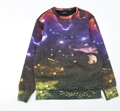 Mens UK Size M Diesel Multicoloured Pullover Sweatshirt