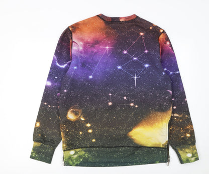 Mens UK Size M Diesel Multicoloured Pullover Sweatshirt