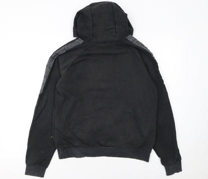 Womens UK Size S Emporio Armani Black Pullover Hoodie