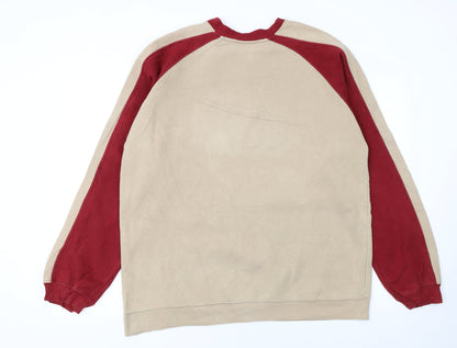 Mens UK Size L PUMA Beige Pullover Sweatshirt