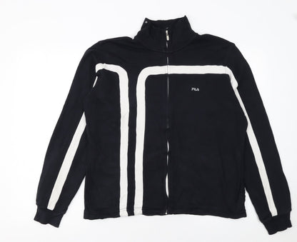 Womens UK Size XL FILA Black Running & JoggingGym & TrainingCasual Jacket