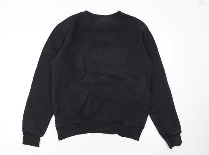 Mens UK Size S Calvin Klein Jeans Black Pullover Sweatshirt
