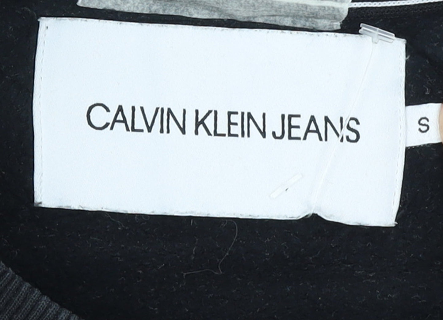 Mens UK Size S Calvin Klein Jeans Black Pullover Sweatshirt