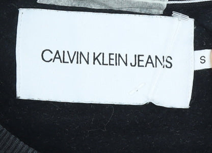 Mens UK Size S Calvin Klein Jeans Black Pullover Sweatshirt