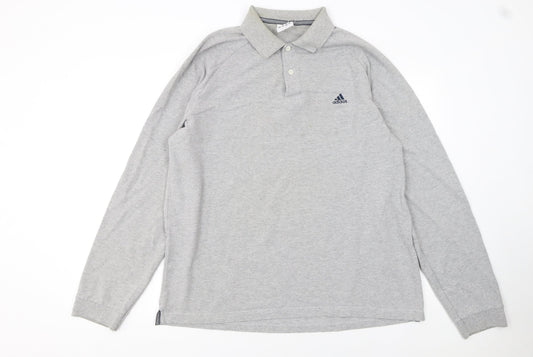 Mens UK Size XL adidas Cotton Blend Polo Shirt