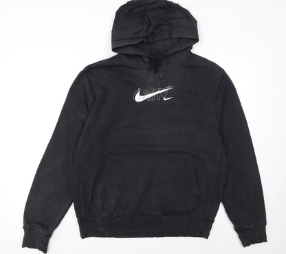 Mens UK Size S Nike Black Pullover Hoodie