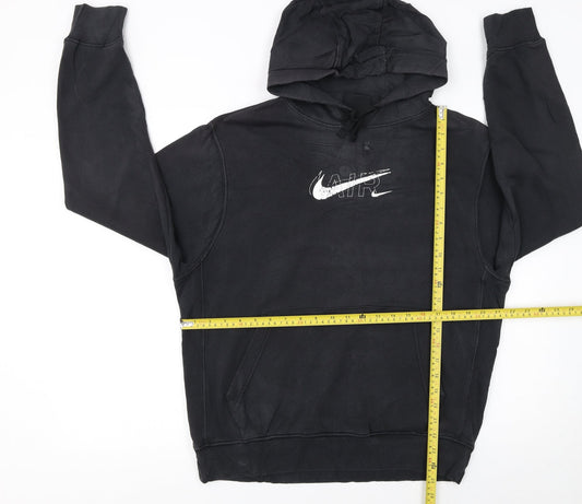 Mens UK Size S Nike Black Pullover Hoodie
