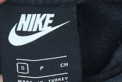 Mens UK Size S Nike Black Pullover Hoodie