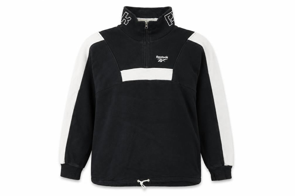 Womens UK Size M Reebok Black Pullover Sweatshirt