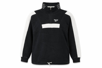 Womens UK Size M Reebok Black Pullover Sweatshirt