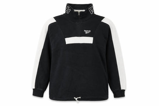 Womens UK Size M Reebok Black Pullover Sweatshirt