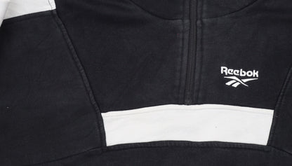 Womens UK Size M Reebok Black Pullover Sweatshirt