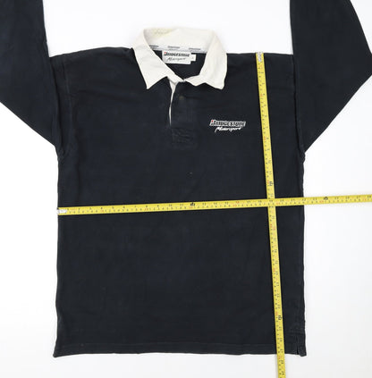 Mens UK Size L Bridgestone Motorsport Cotton Polo Shirt
