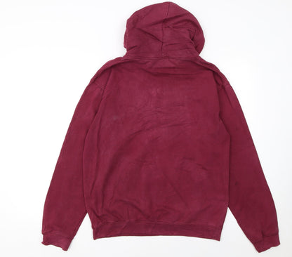 Womens UK Size M WDIS Red Pullover Hoodie