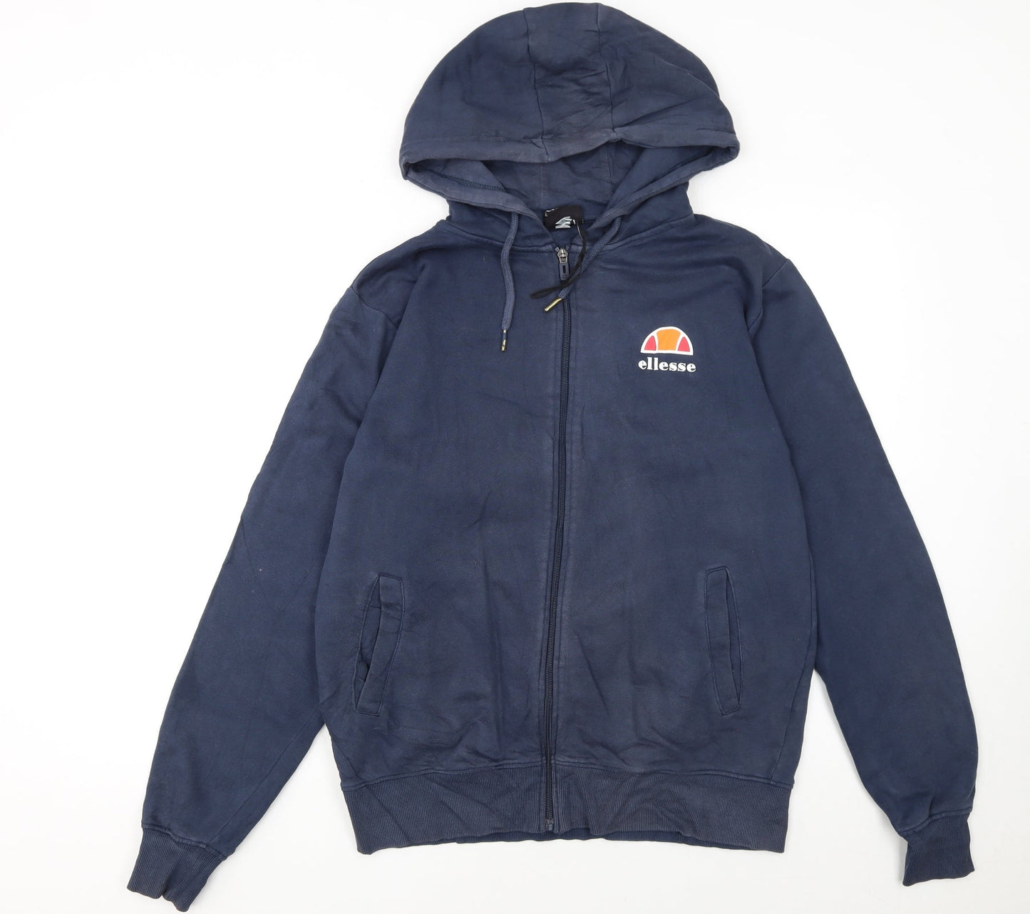 Mens UK Size M ellesse Blue Full Zip Hoodie