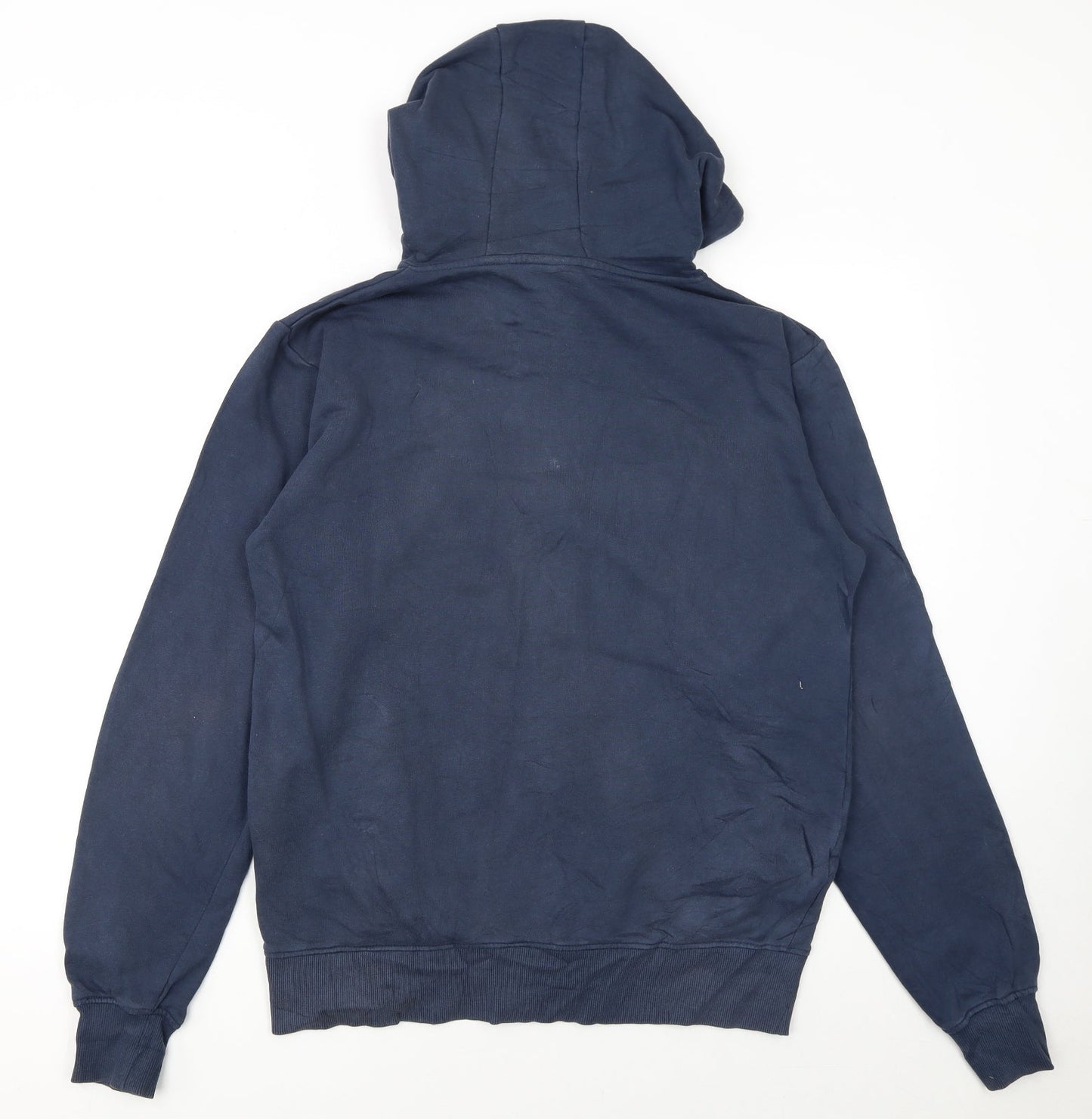 Mens UK Size M ellesse Blue Full Zip Hoodie