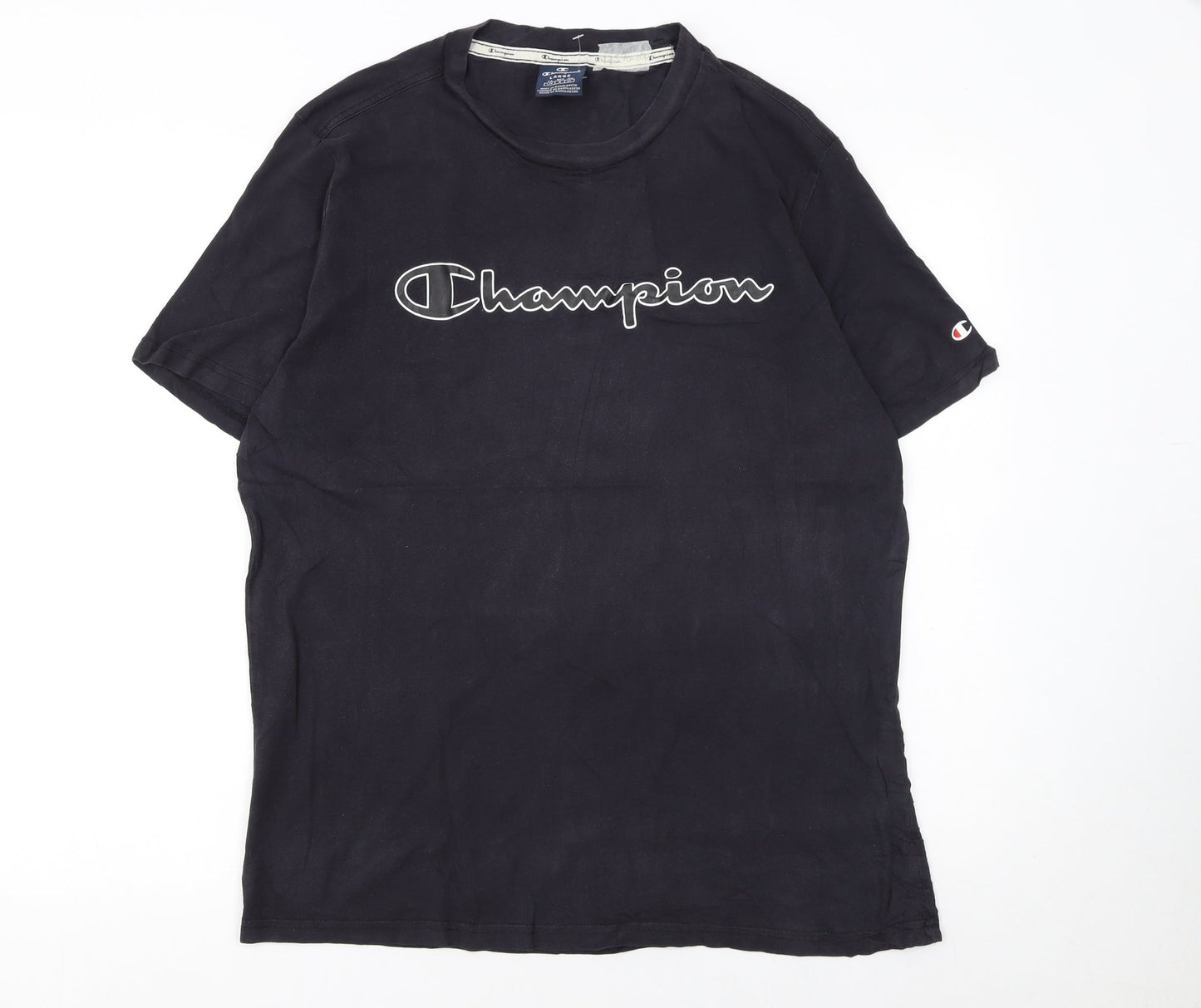 Mens UK Size L Champion Black  T-Shirt