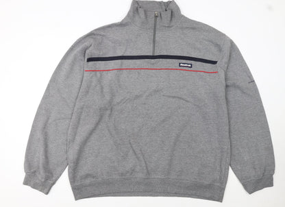 Mens UK Size 2XL Reebok Grey Pullover Sweatshirt
