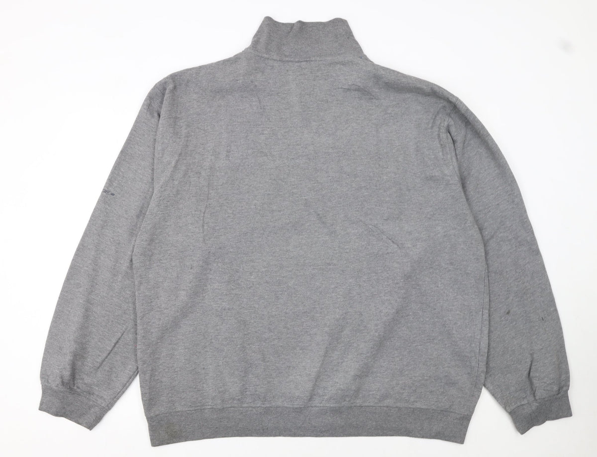 Mens UK Size 2XL Reebok Grey Pullover Sweatshirt