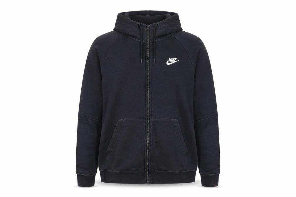 Womens UK Size M Nike Black Full Zip Hoodie