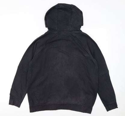 Womens UK Size M Nike Black Full Zip Hoodie