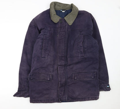 Mens UK Size M Quechua Purple Parka Coat