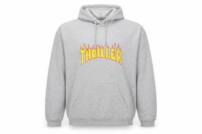 Mens UK Size 2XL B&C Collection Grey Pullover Hoodie