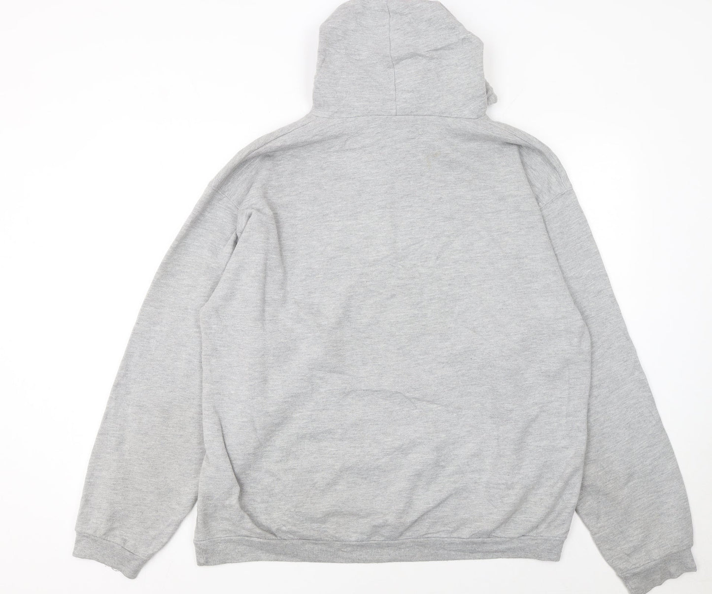 Mens UK Size 2XL B&C Collection Grey Pullover Hoodie