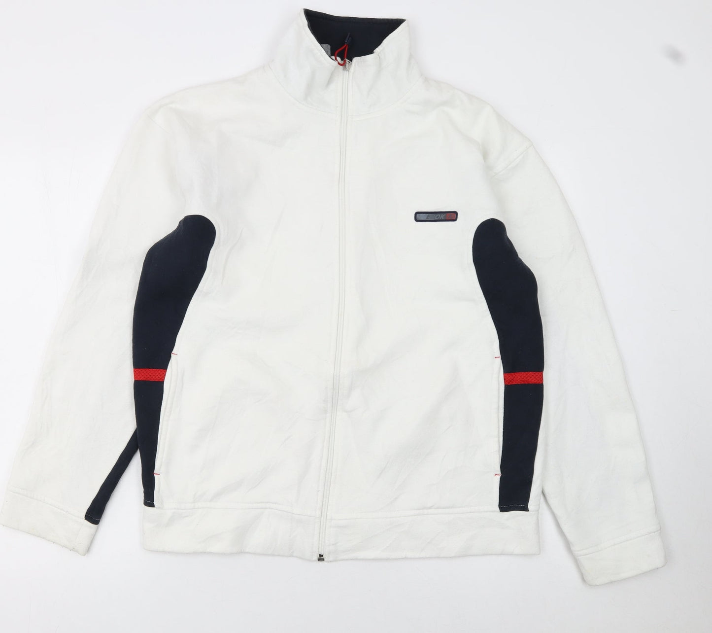 Mens UK Size L Reebok White Gym & Training Running & Jogging Jacket