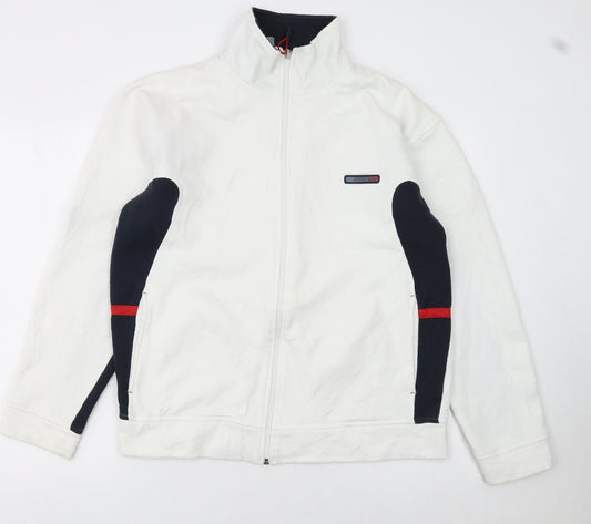 Mens UK Size L Reebok White Gym & Training Running & Jogging Jacket