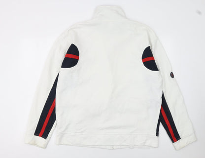 Mens UK Size L Reebok White Gym & Training Running & Jogging Jacket